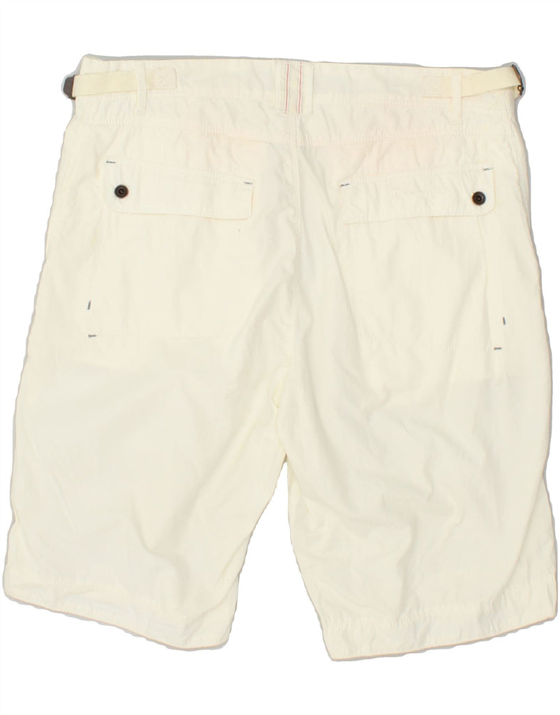 CHAMPION Mens Bermuda Shorts Large W36 White Cotton | Vintage Champion | Thrift | Second-Hand Champion | Used Clothing | Messina Hembry 