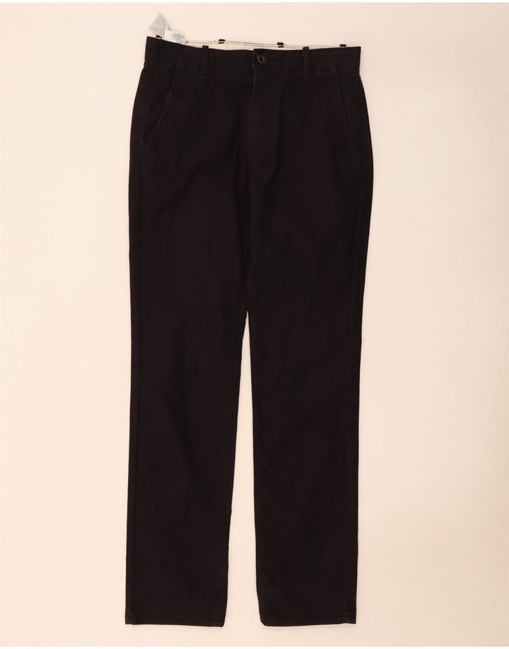 Levi's Mens Straight Chino Trousers W30 L34 Black Cotton