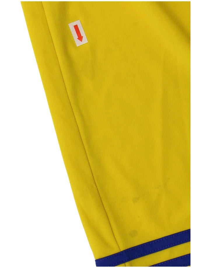 Adidas Mens Climalite Sport Shorts Large  Yellow Polyester