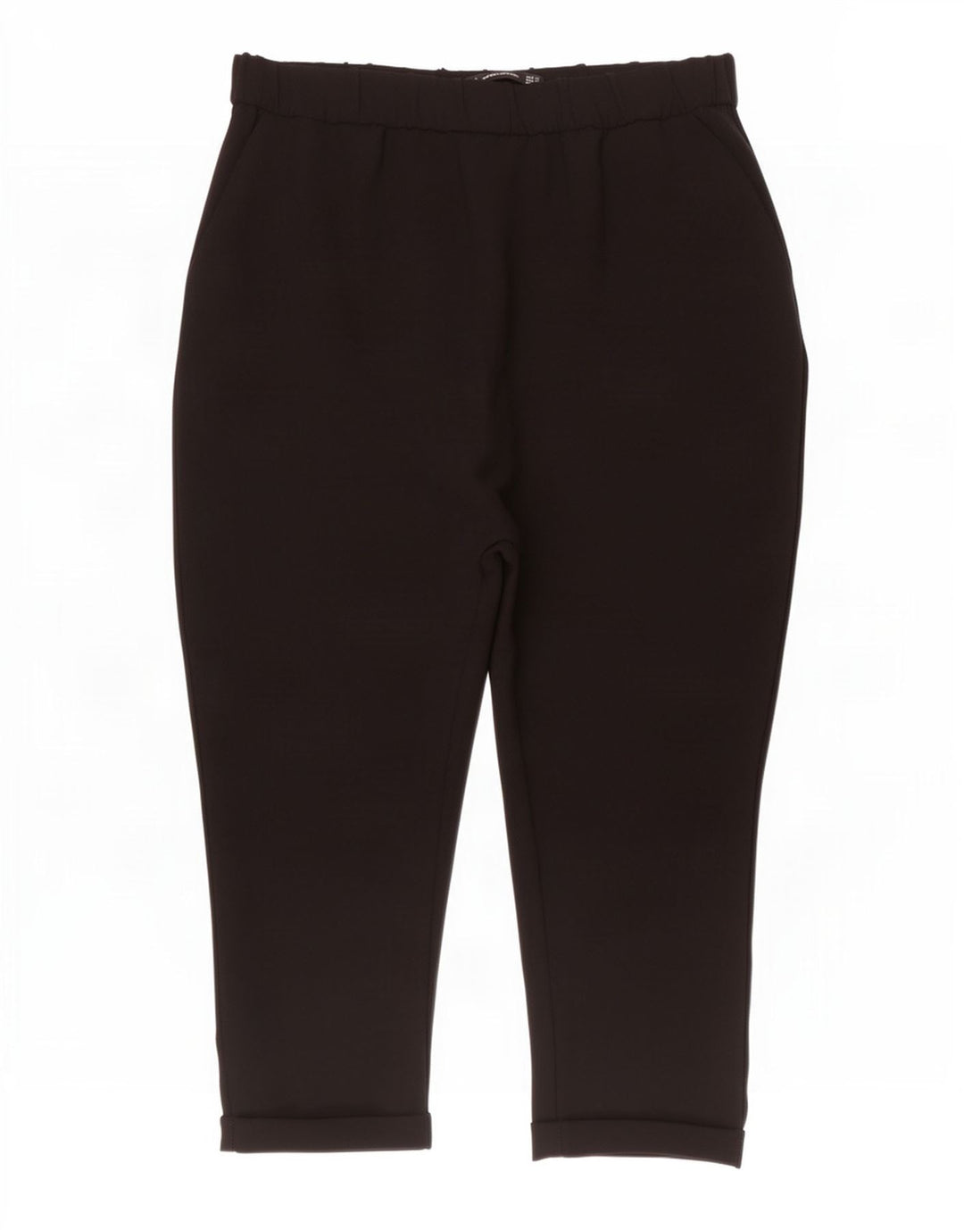 Zara Womens Trafaluc Capri Trousers Medium W28 L19 Black