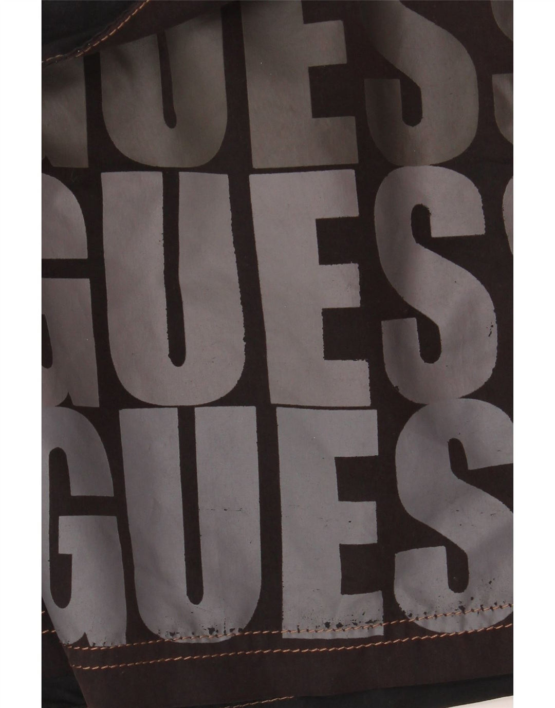 Guess Mens Graphic Swimming Shorts 2XL Black Polyester