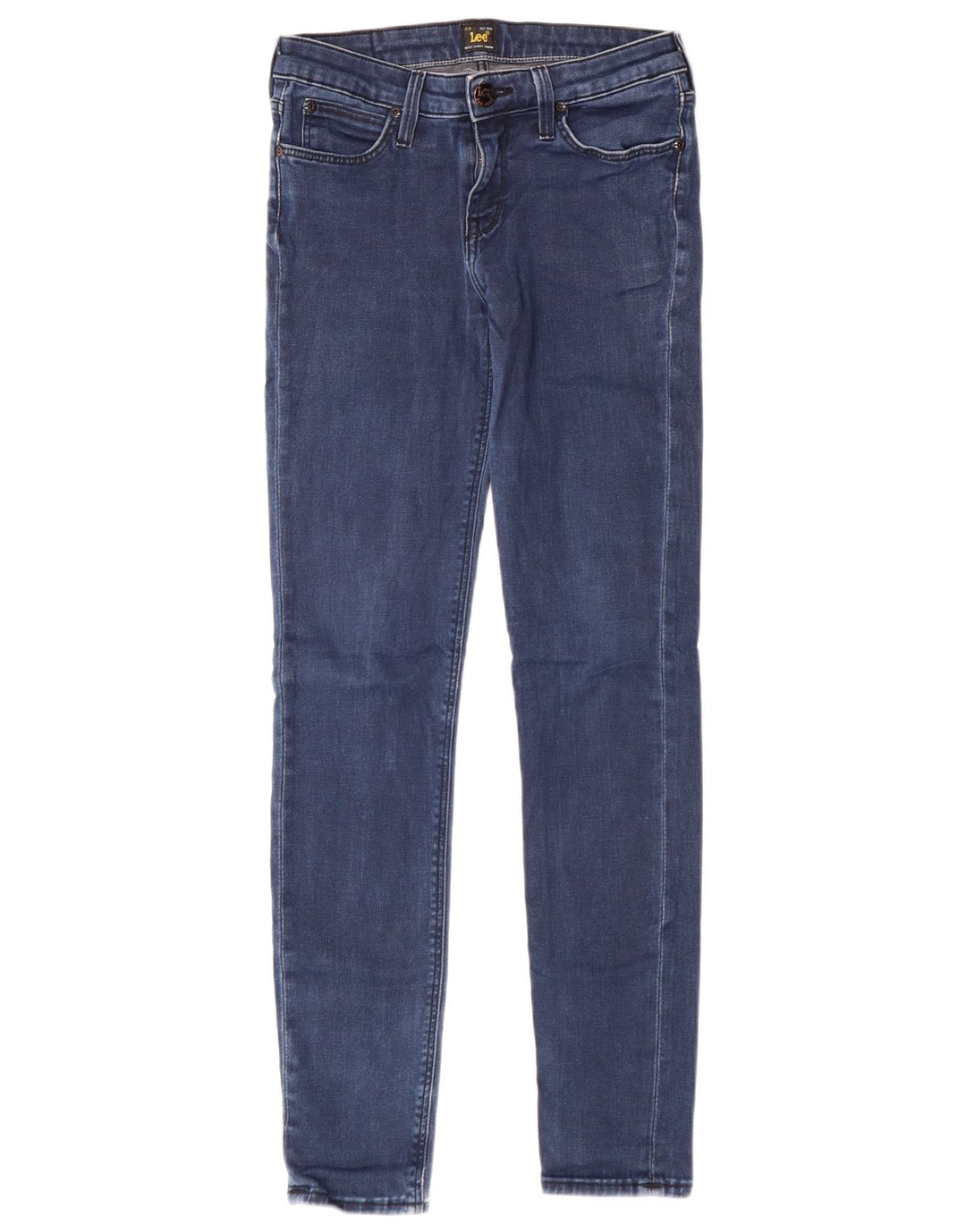 Lee Womens Scarlett Skinny Jeans W27 L29 Blue Cotton