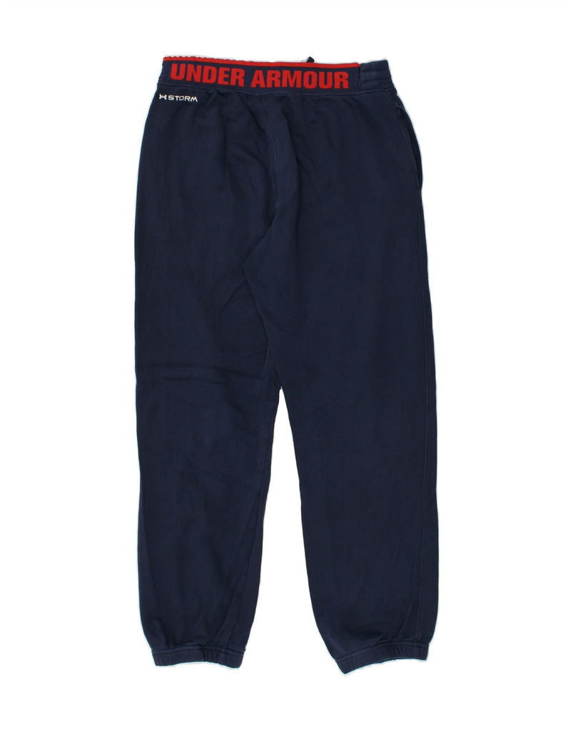 UNDER ARMOUR Mens Tracksuit Trousers Joggers Medium Navy Blue | Vintage Under Armour | Thrift | Second-Hand Under Armour | Used Clothing | Messina Hembry 