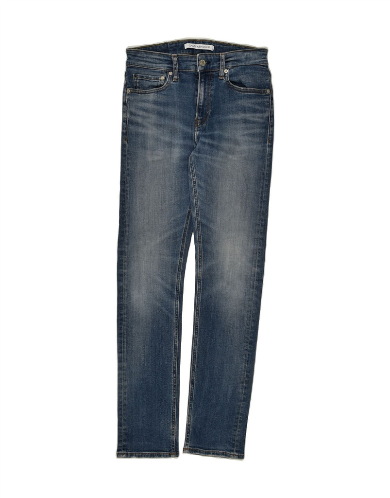 CALVIN KLEIN Womens Slim Jeans W28 L32 Blue Cotton Vintage Calvin Klein and Second-Hand Calvin Klein from Messina Hembry 