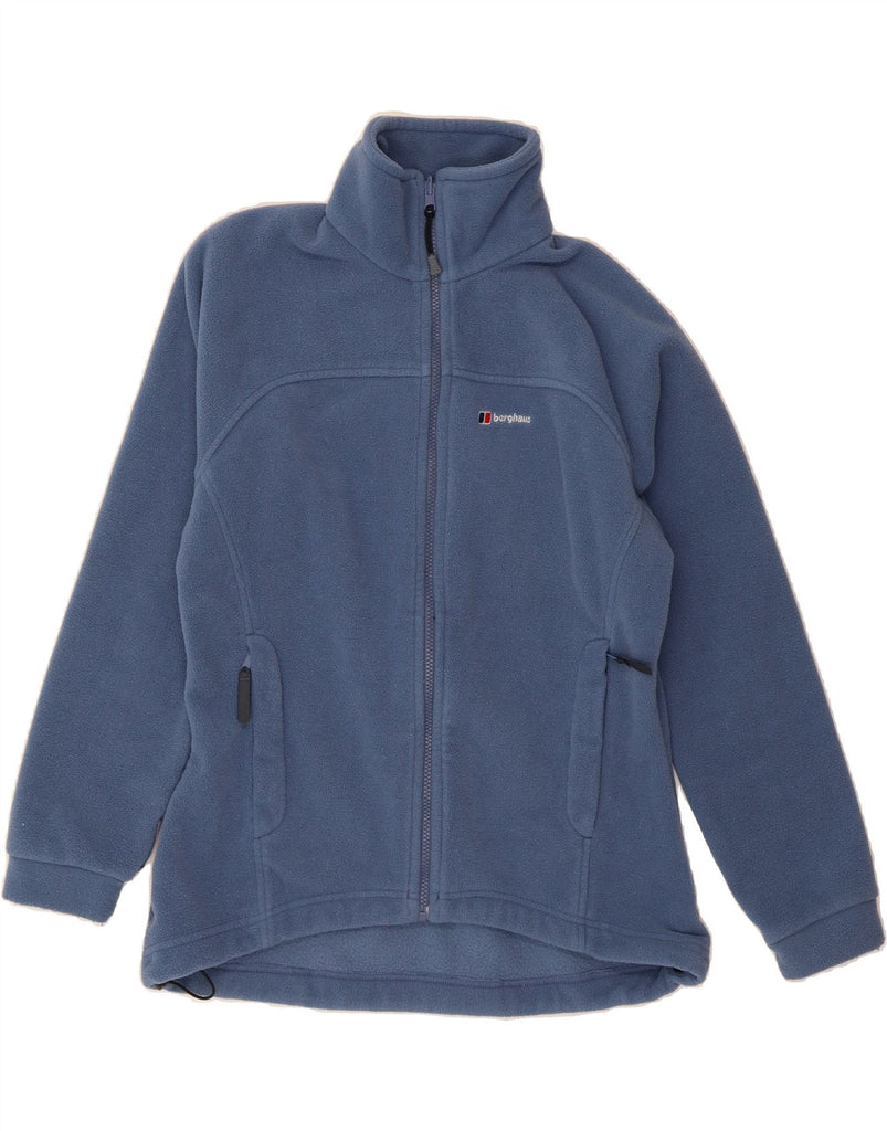 BERGHAUS Womens Fleece Jacket UK 12 Medium Blue Polyester Vintage Berghaus and Second-Hand Berghaus from Messina Hembry 