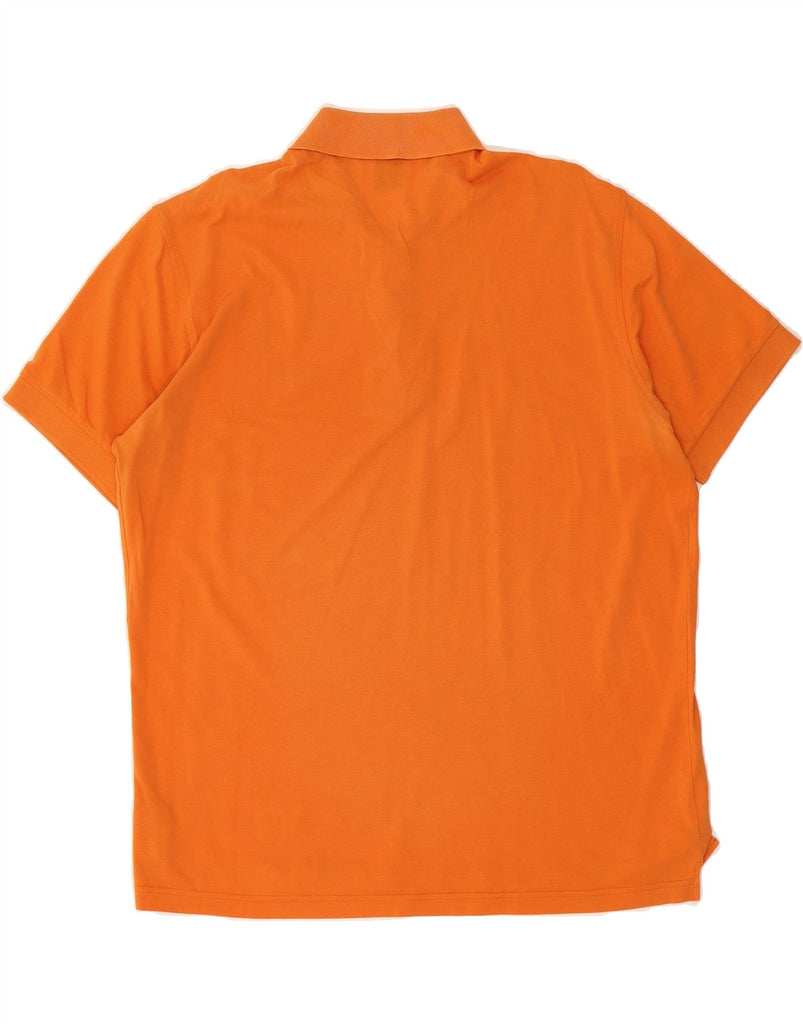 HUGO BOSS Mens Polo Shirt Large Orange Cotton Vintage Hugo Boss and Second-Hand Hugo Boss from Messina Hembry 