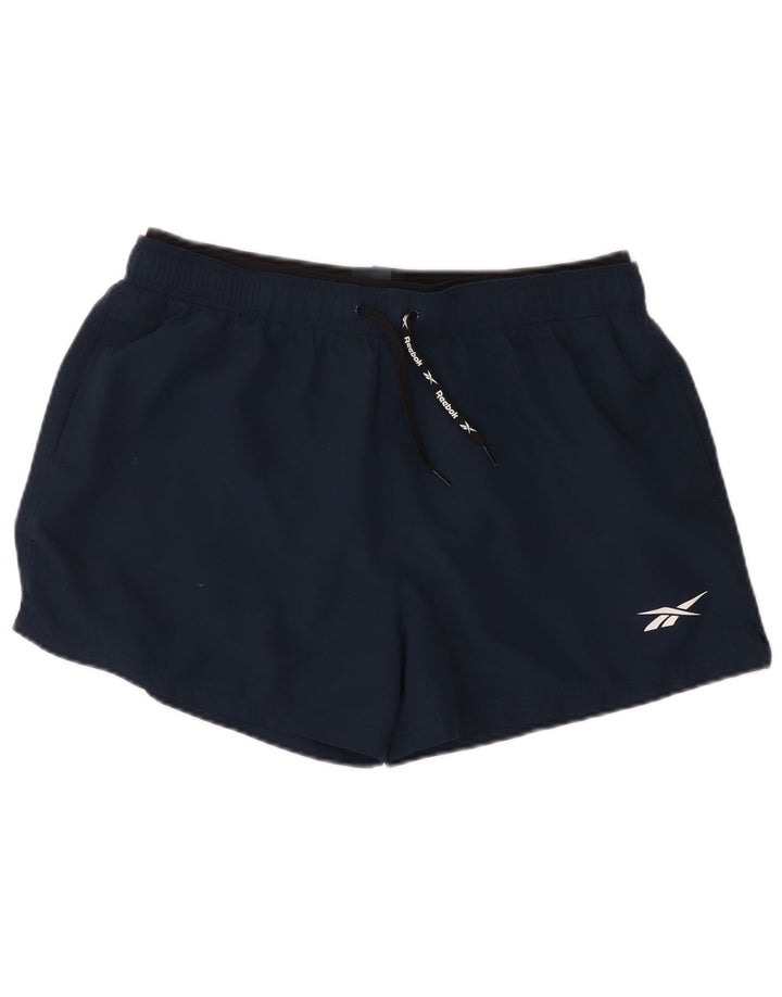 Reebok Mens Swimming Shorts XL  Navy Blue Polyester