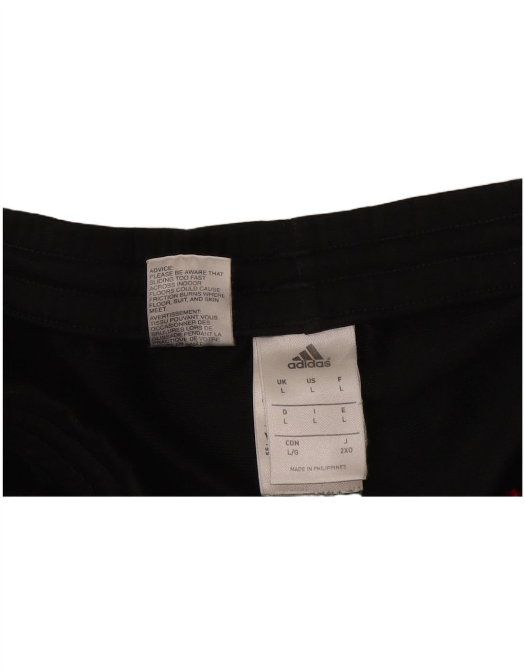 Adidas Mens Tracksuit Trousers Joggers Large  Black Polyester