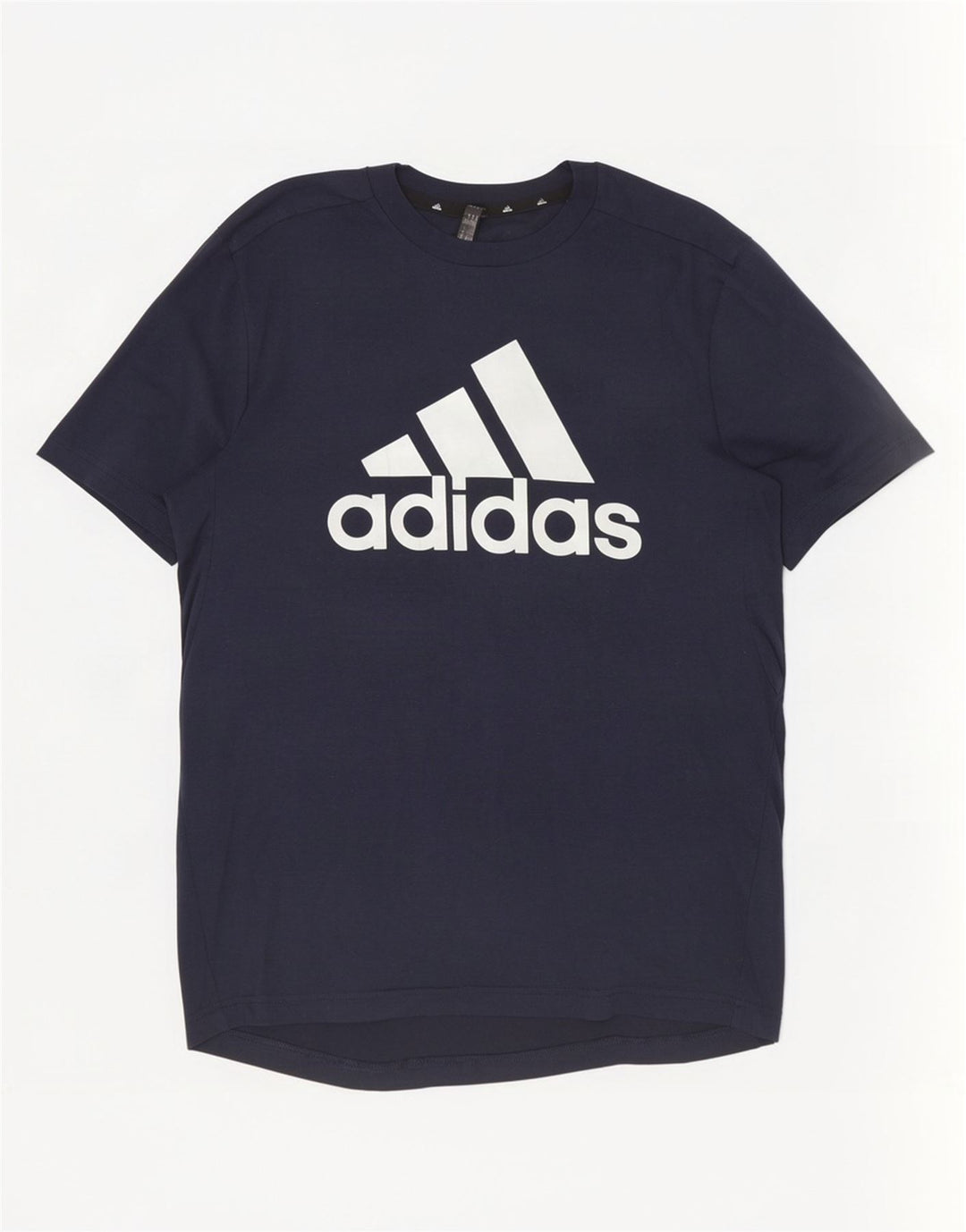 Adidas Mens Aeroready Graphic T-Shirt Top Small Navy Blue Polyester