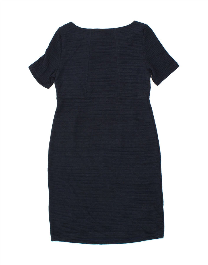 WHITE STUFF Womens Bodycon Dress UK 10 Small Navy Blue Polyester Vintage White Stuff and Second-Hand White Stuff from Messina Hembry 
