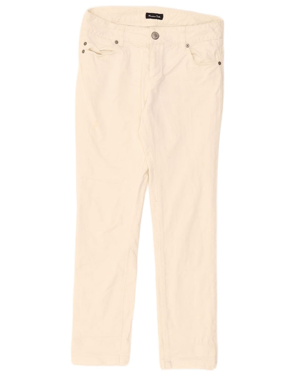 Massimo Dutti Womens Slim Jeans W28 L27 White