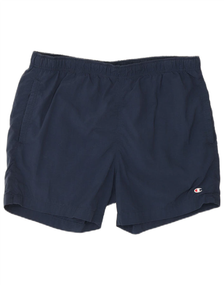 Champion Mens Swimming Shorts XL  Navy Blue Polyamide