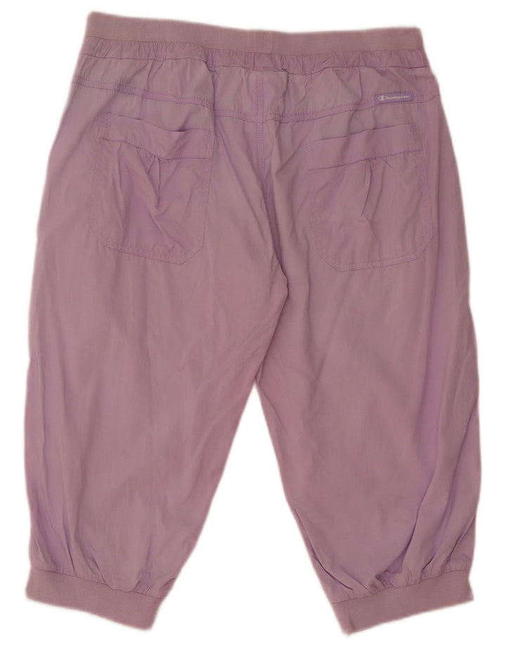 Champion Womens Bermuda Shorts XL W36  Purple Cotton