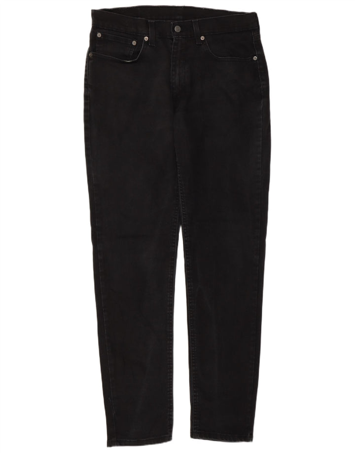 Levi's Mens 531 Slim Jeans W34 L32 Black Cotton