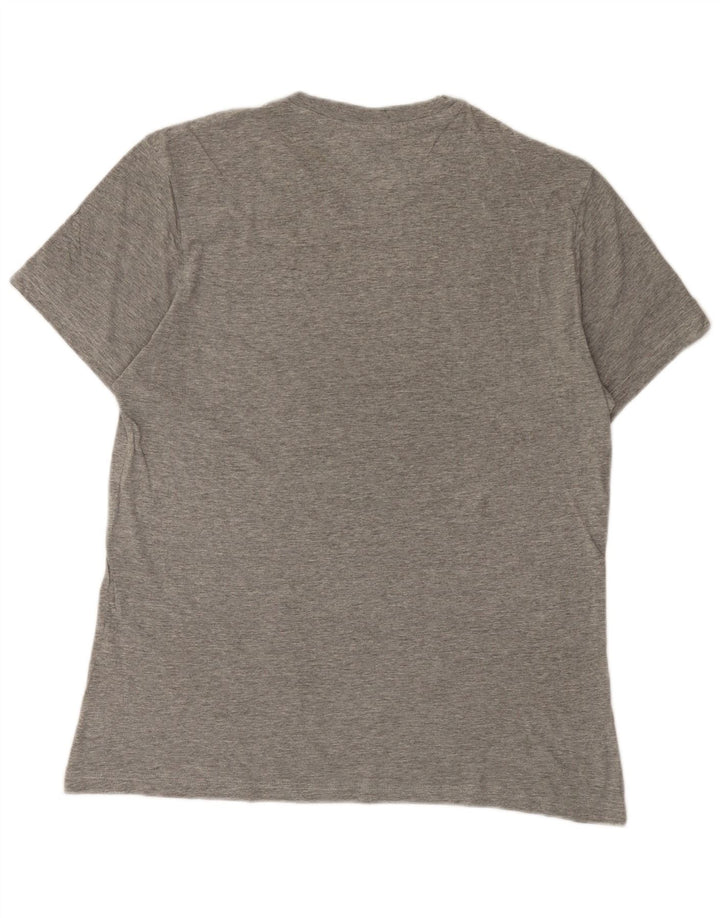 Champion Mens T-Shirt Top Large Grey Flecked