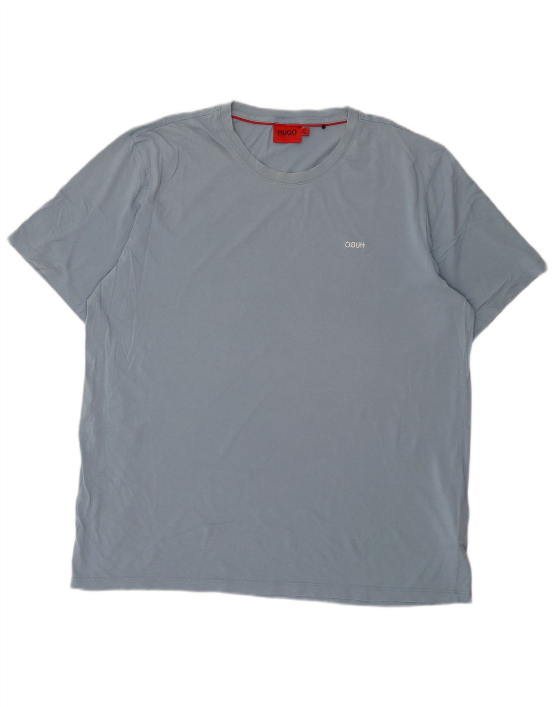 Hugo Boss Mens T-Shirt Top XL Blue Cotton
