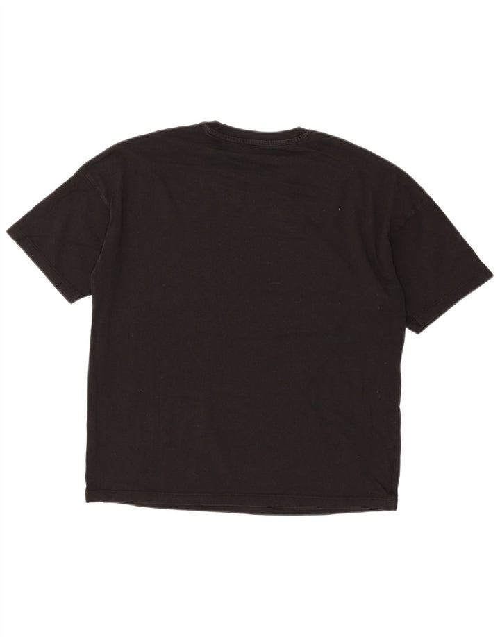 Puma Womens Graphic T-Shirt Top UK 14 Medium Black