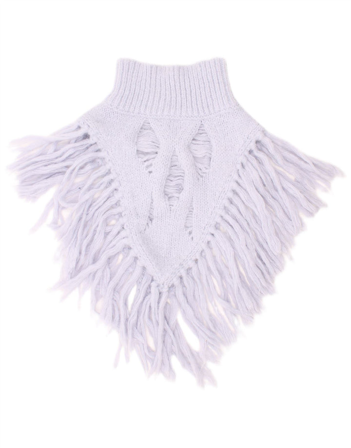 Zara Womens Knit Cowl Scarf Medium Purple Polyester Bohemian