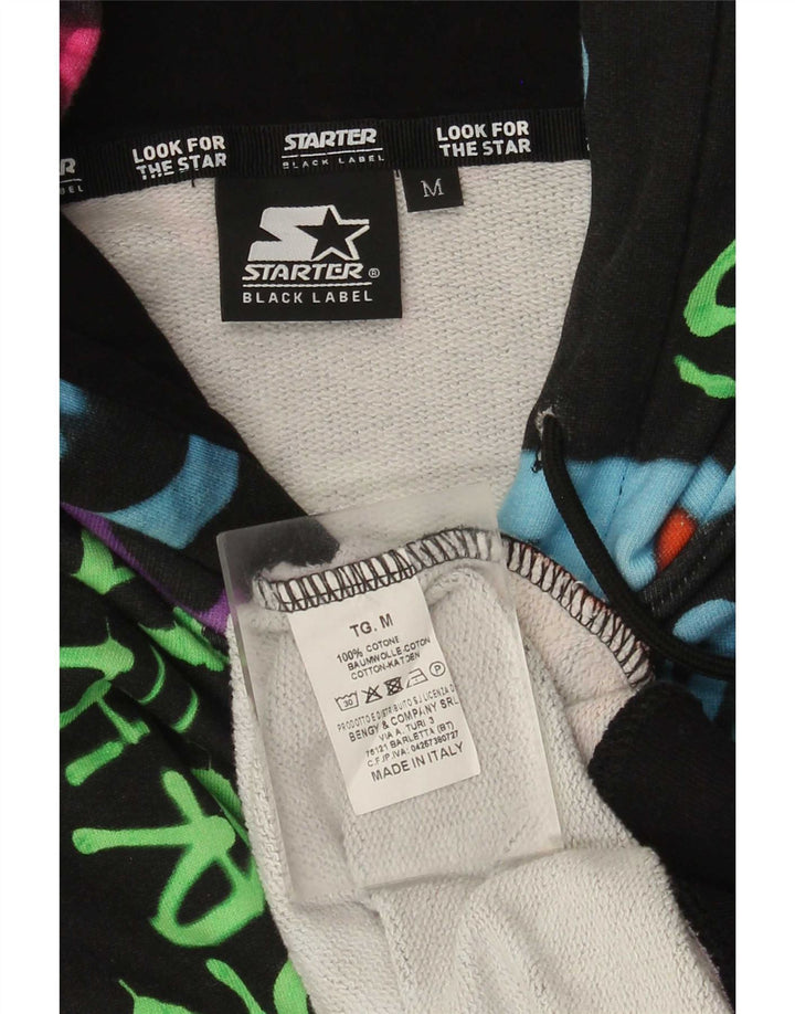 Starter Mens Graphic Hoodie Jumper Medium Multicoloured Cotton