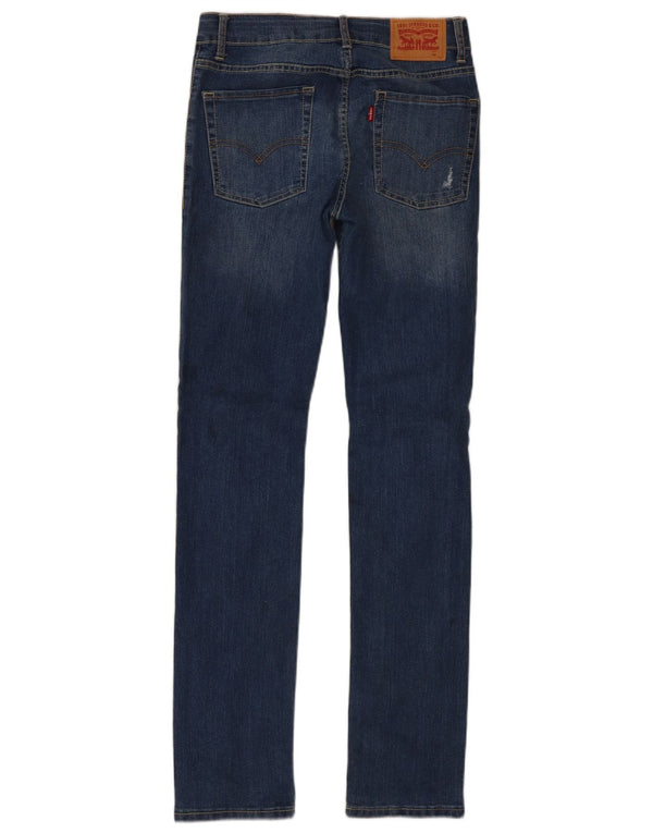 Levi's Boys 510 Distressed Skinny Jeans 15-16 Years W30 L32 Blue Cotton