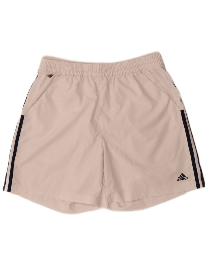 Adidas Mens Climalite Sport Shorts Medium White