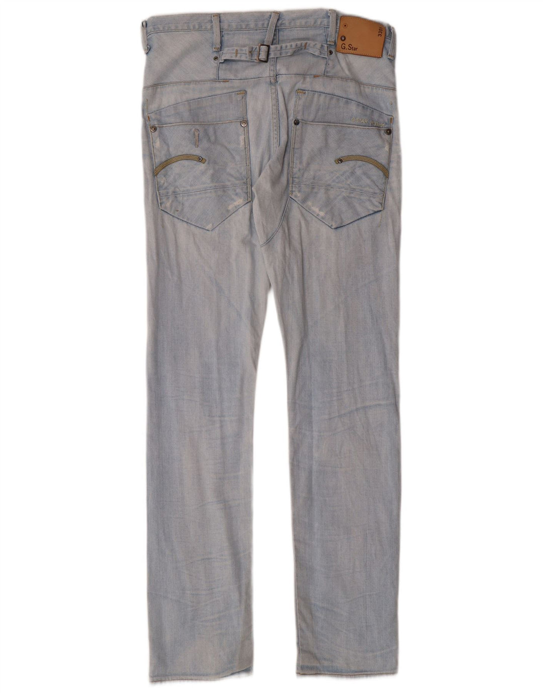 G-STAR Mens 3301 Slim Jeans W32 L34  Blue Cotton