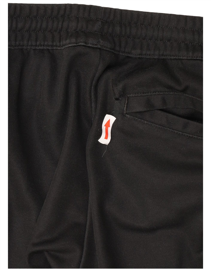Adidas Mens Tracksuit Trousers Medium Black Cotton
