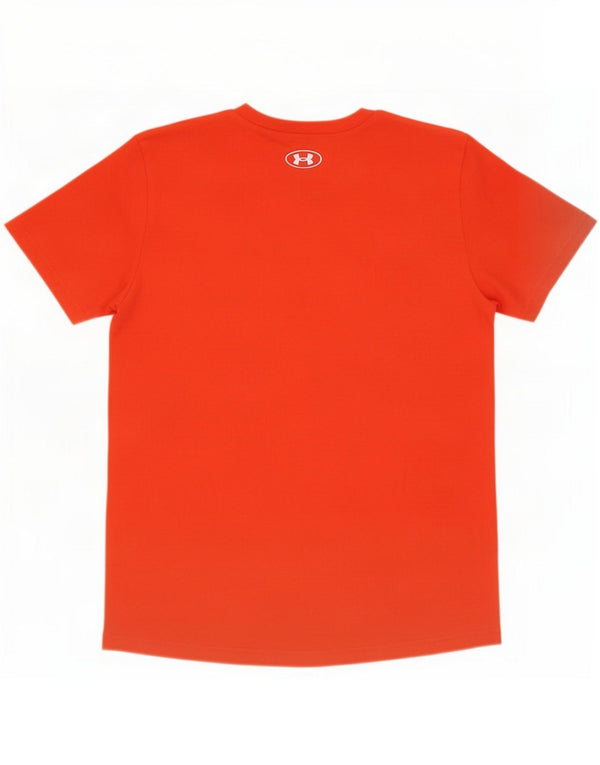 Under Armour Boys Graphic T-Shirt Top 11-12 Years Large Red Cotton