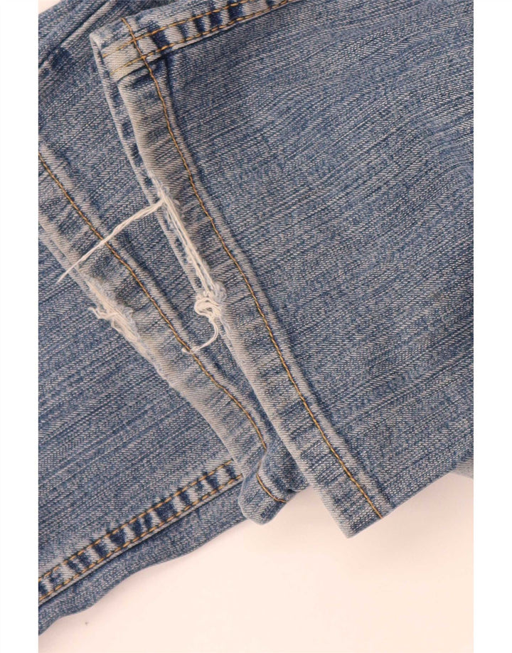 Lee Womens Cameron Bootcut Jeans W28 L33 Blue Cotton