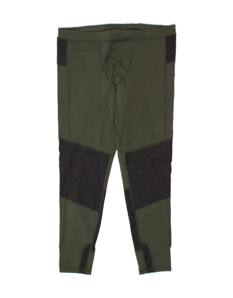 EDDIE BAUER Mens Tracksuit Trousers XL  Khaki Colourblock Nylon Vintage Eddie Bauer and Second-Hand Eddie Bauer from Messina Hembry 