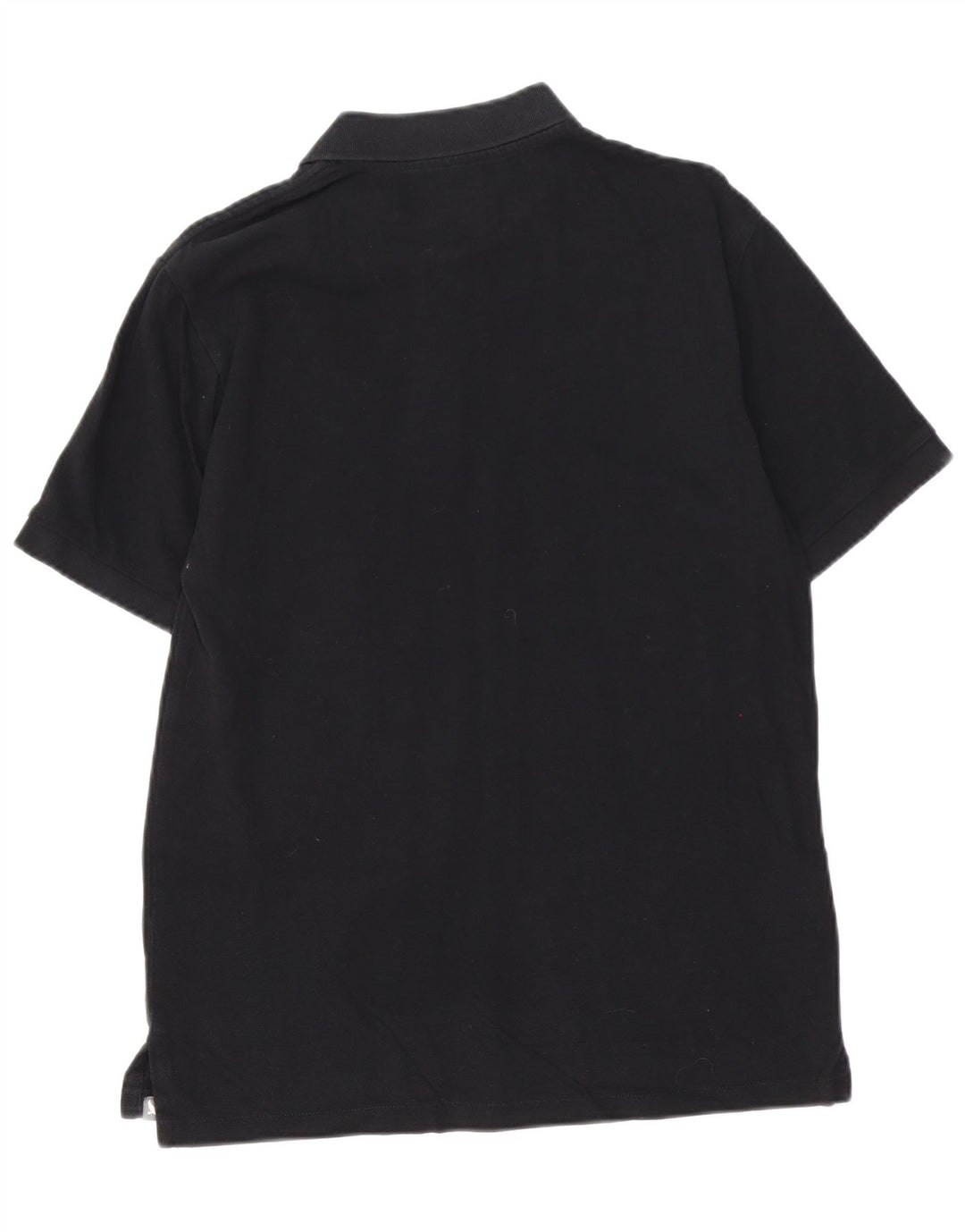 EDDIE BAUER Mens Polo Shirt Medium Black Cotton