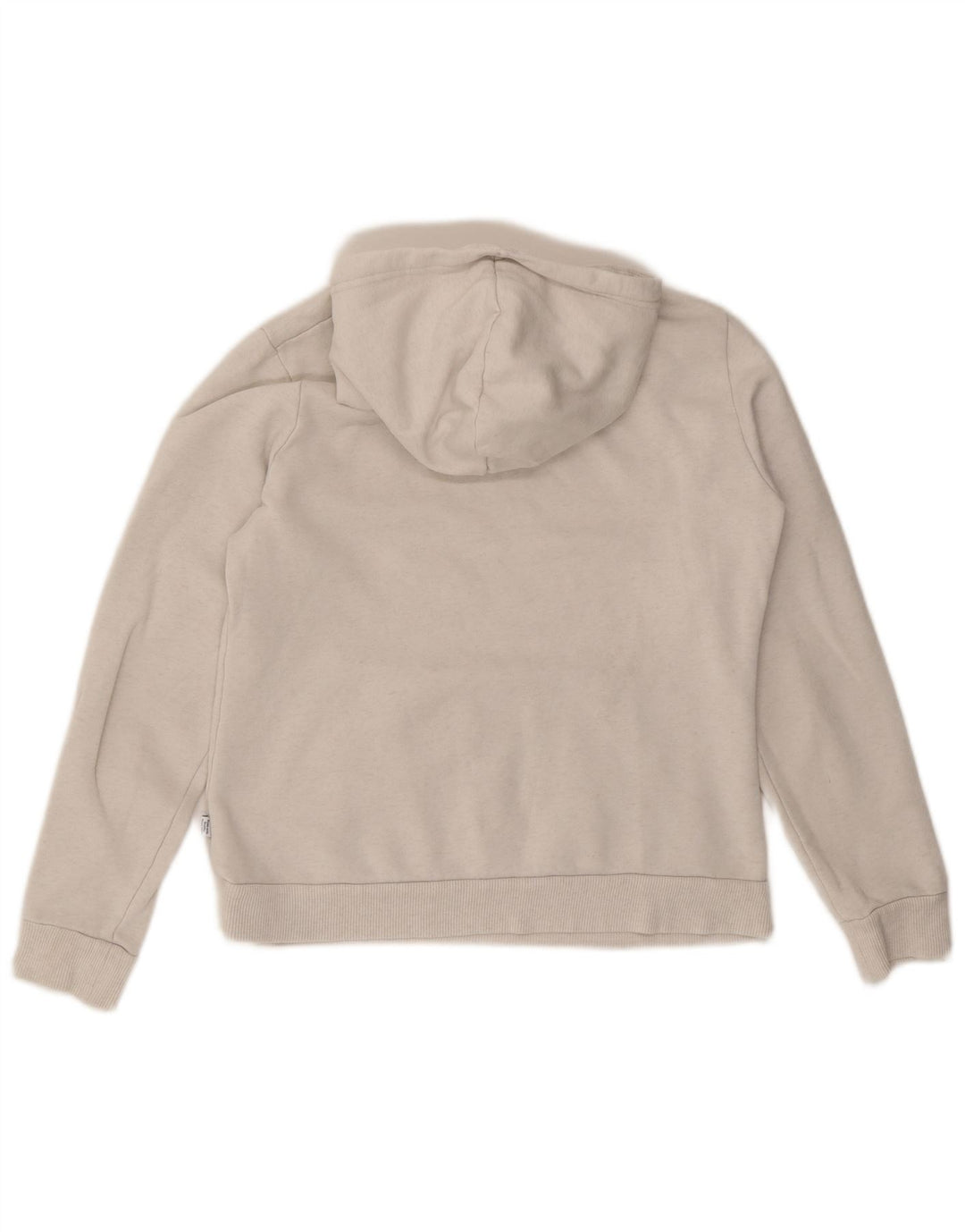 Puma Womens Hoodie Jumper UK 12 Medium White Polyester
