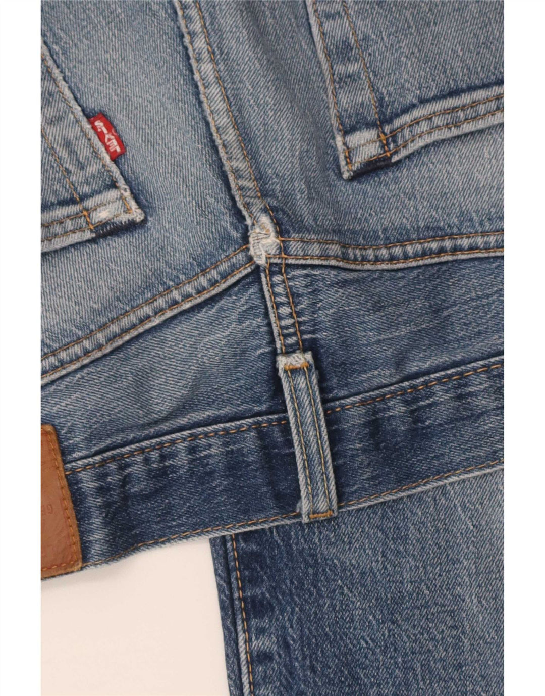 Levi's Mens 501 Straight Jeans W31 L32 Blue Cotton