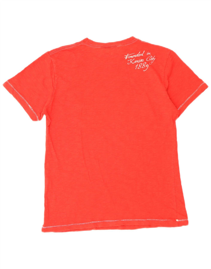 LEE Mens Graphic T-Shirt Top Medium Red