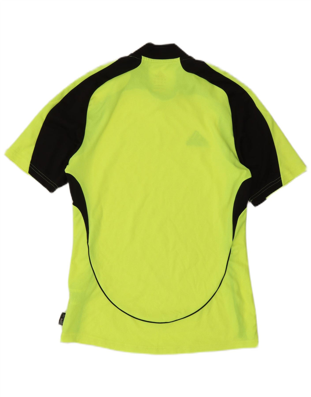 Adidas Mens Clima 365 T-Shirt Top Small Green Colourblock Polyester
