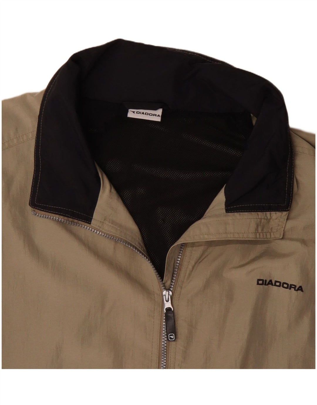 Diadora Mens Rain Jacket UK 42 XL Beige Polyamide