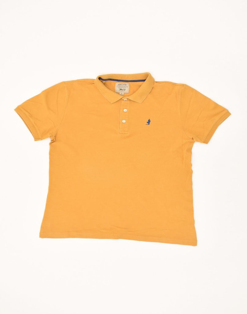 MARLBORO CLASSICS Mens Polo Shirt Medium Yellow | Vintage Marlboro Classics | Thrift | Second-Hand Marlboro Classics | Used Clothing | Messina Hembry 