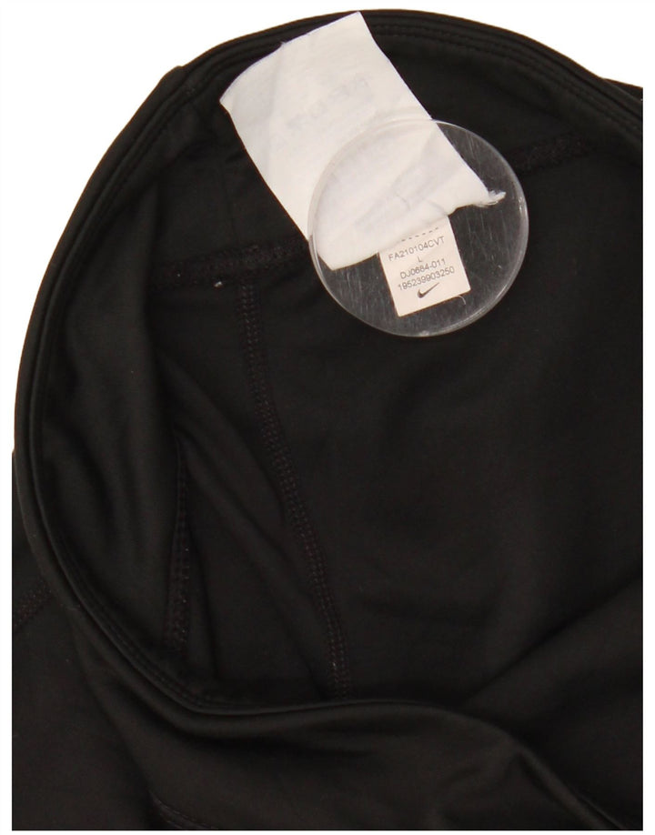 NIKE Girls Sport Shorts 12-13 Years Large  Black Polyester