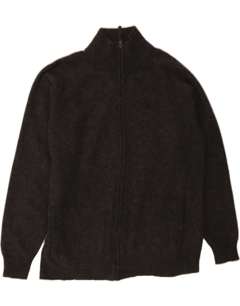 KAPPA Mens Cardigan Sweater XL Grey Wool Vintage Kappa and Second-Hand Kappa from Messina Hembry 