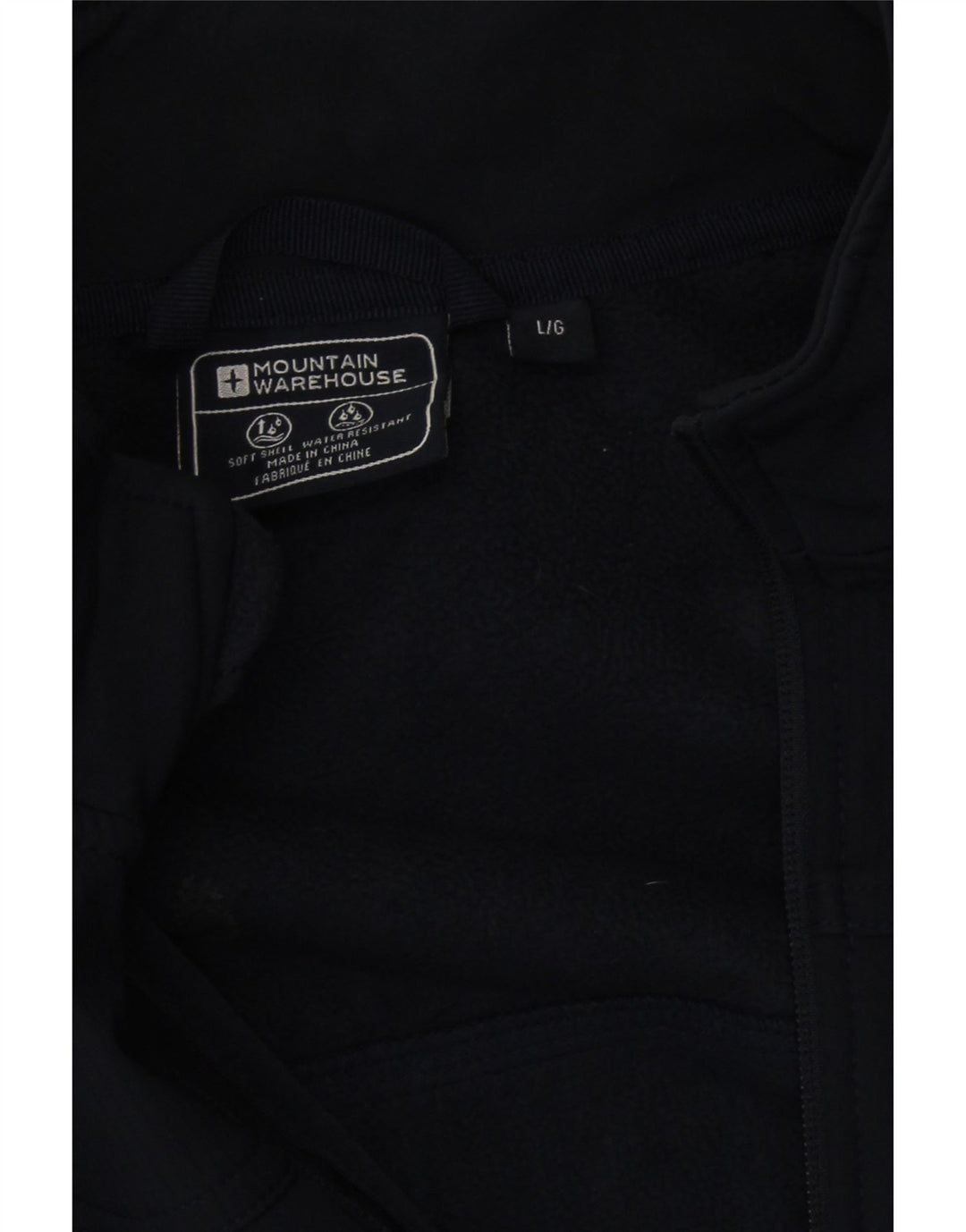 MOUNTAIN WAREHOUSE Mens Windbreaker Jacket UK 40 Large Navy Blue Polyester Vintage Mountain Warehouse and Second-Hand Mountain Warehouse from Messina Hembry 