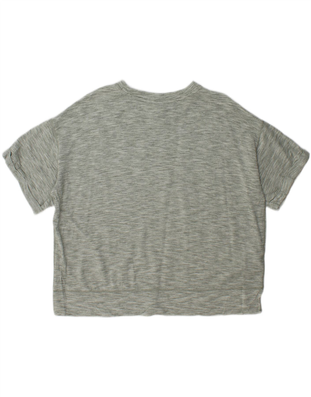 Eddie Bauer Womens Oversized T-Shirt Top UK 18 XL Green Flecked Polyester