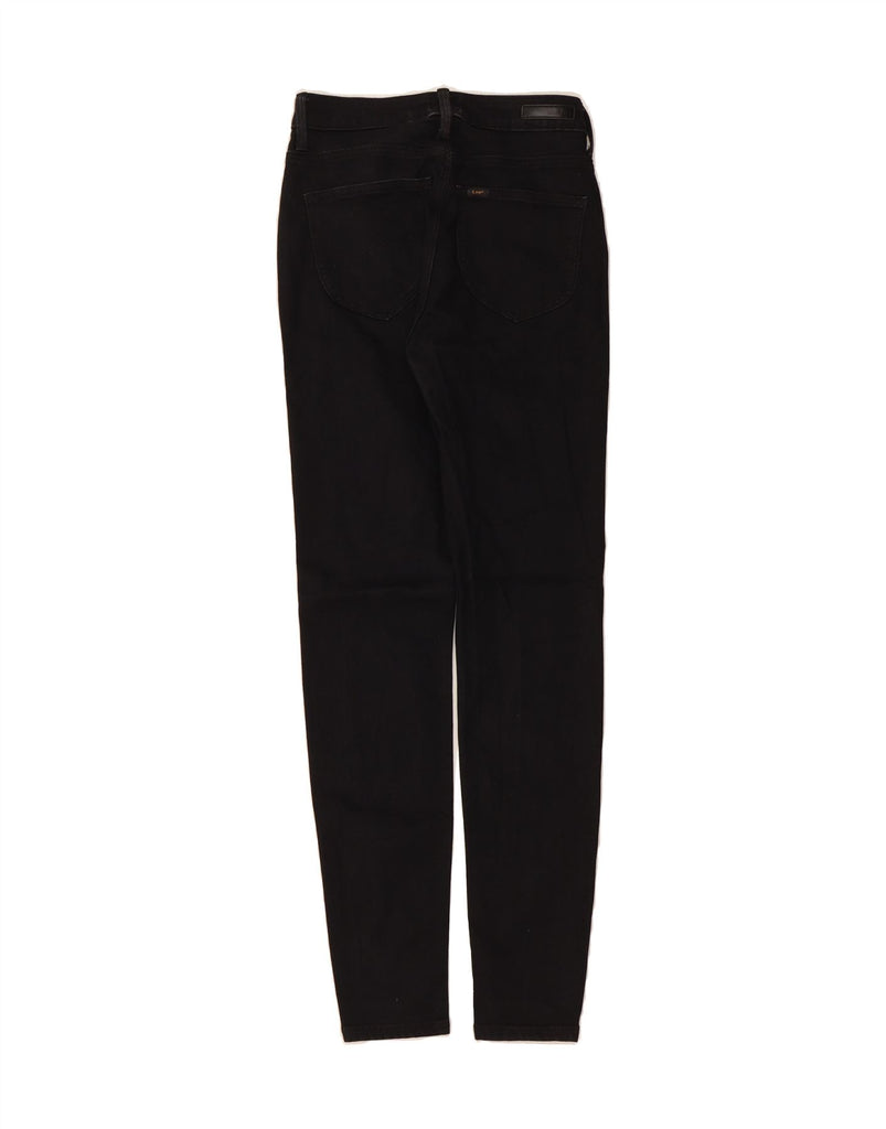 LEE Womens Scarlett High Waist Skinny Jeans W28 L33 Black Cotton Vintage Lee and Second-Hand Lee from Messina Hembry 