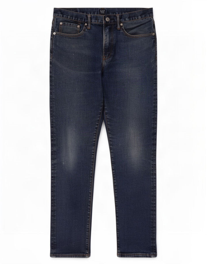 Gap Mens Slim Jeans W30 L32 Blue Elastane