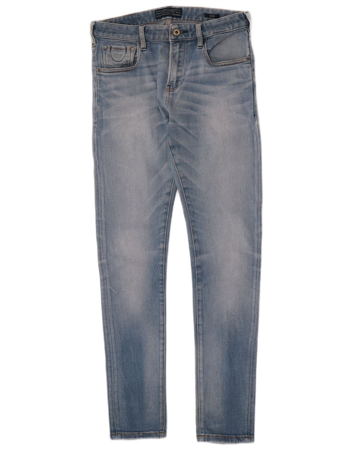 Scotch & Soda Womens Slim Jeans W29 L32 Blue Cotton