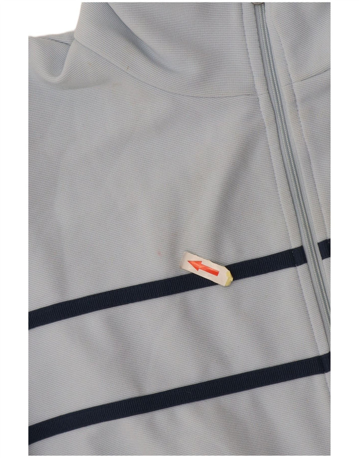 Kappa Womens Tracksuit Top Jacket UK 14 Large Blue Colourblock Polyester