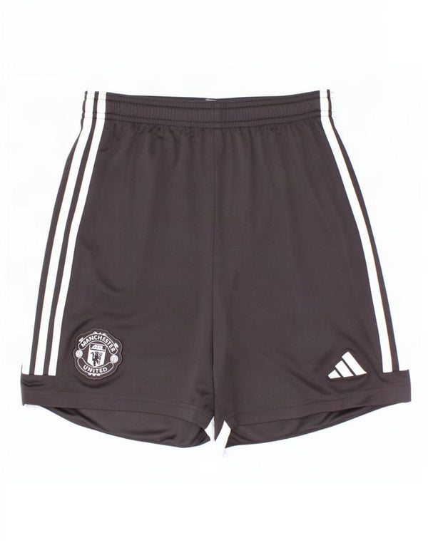 Adidas Boys Manchester United Sport Shorts 13-14 Years Black Polyester