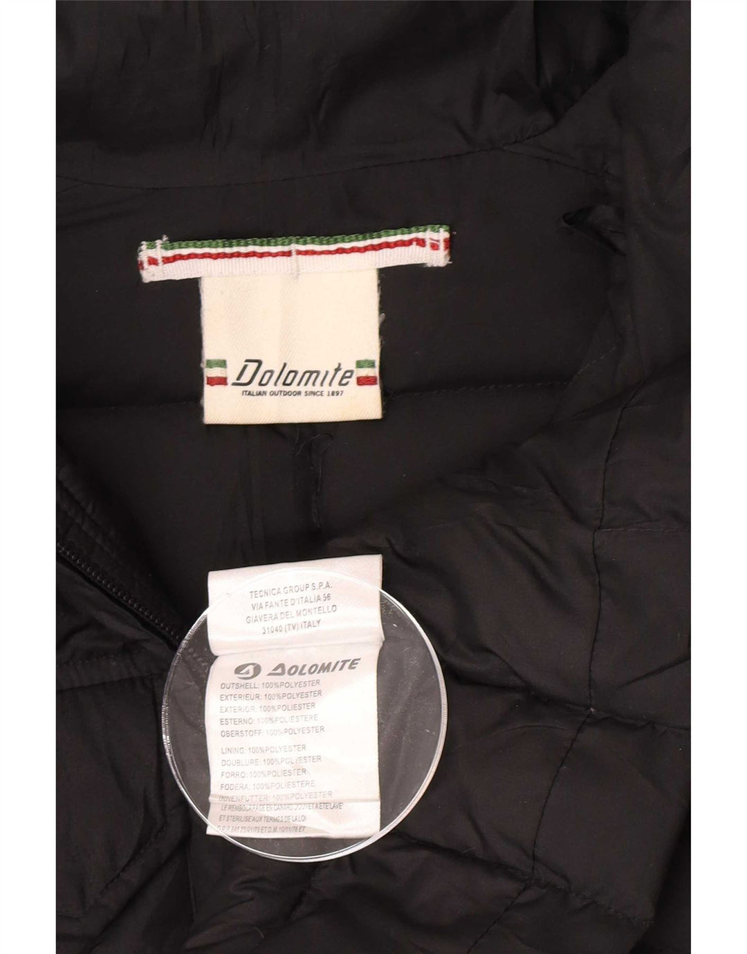 Dolomite Womens Padded Jacket UK 18 XL Black Polyester
