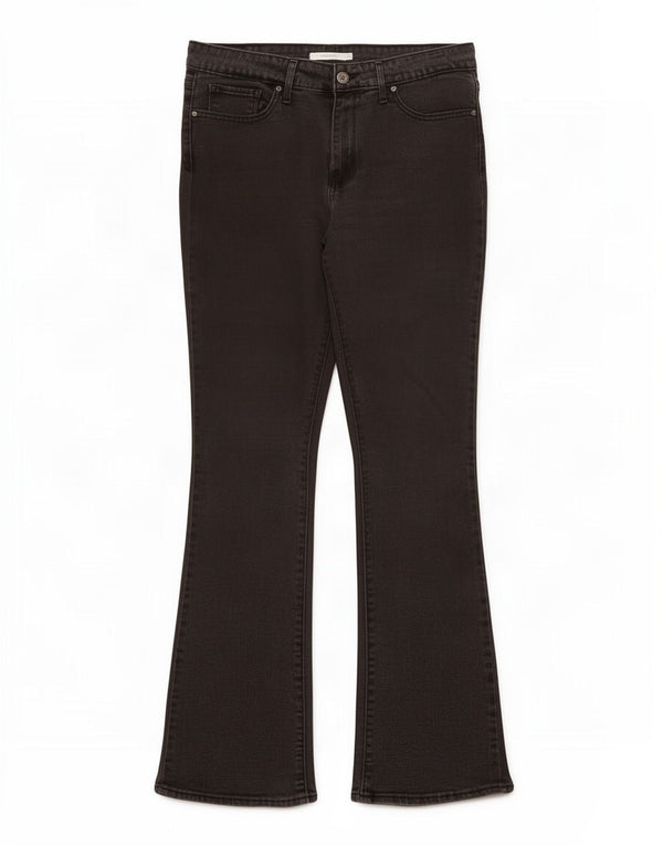 Levi's Womens 715 Bootcut Jeans W32 L32 Grey Cotton