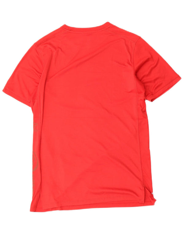 Nike Mens Dri Fit Graphic T-Shirt Top Medium Red Polyester