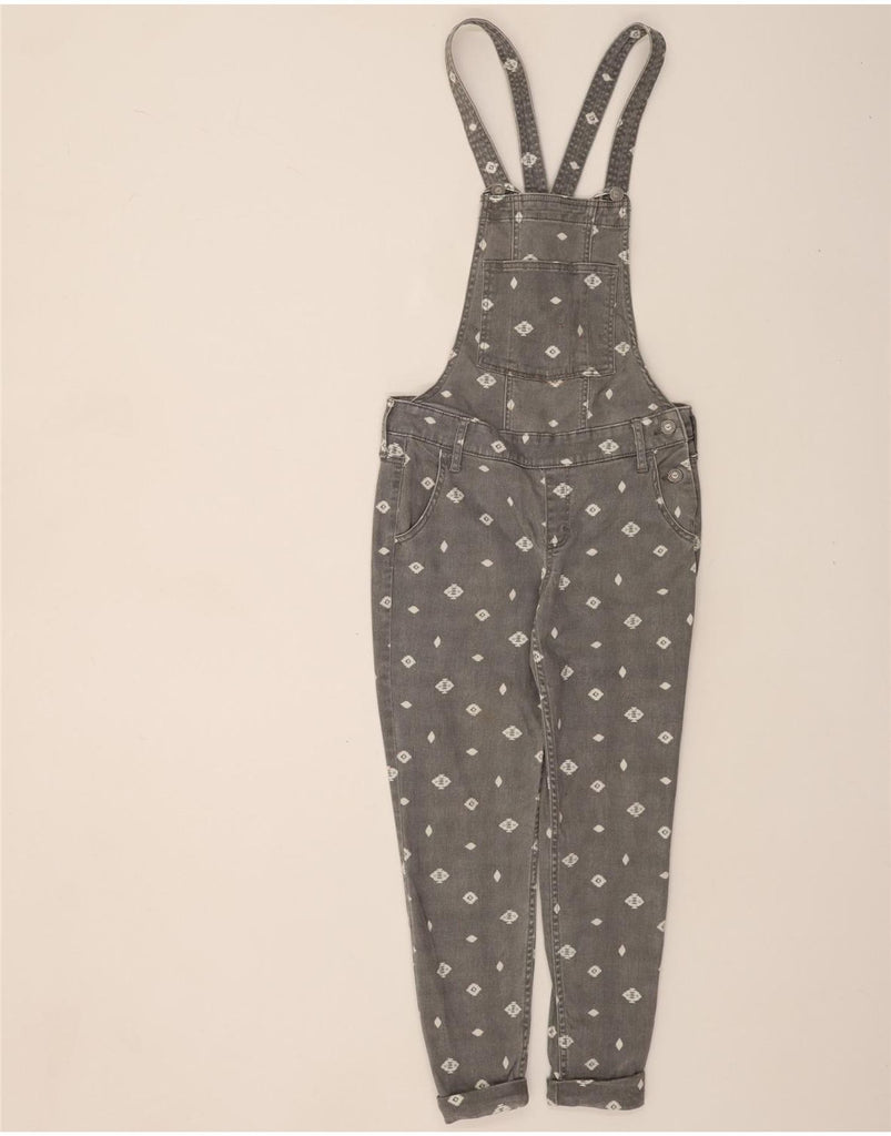 HOLLISTER Womens Dungarees Slim Jeans XS W28 L24 Grey Argyle/Diamond Vintage Hollister and Second-Hand Hollister from Messina Hembry 